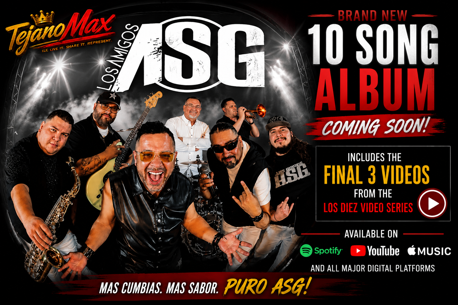 🎶 ¡Órale Raza! Los Amigos ASG Are Bringing the Party With a Brand-New 10-Song Album